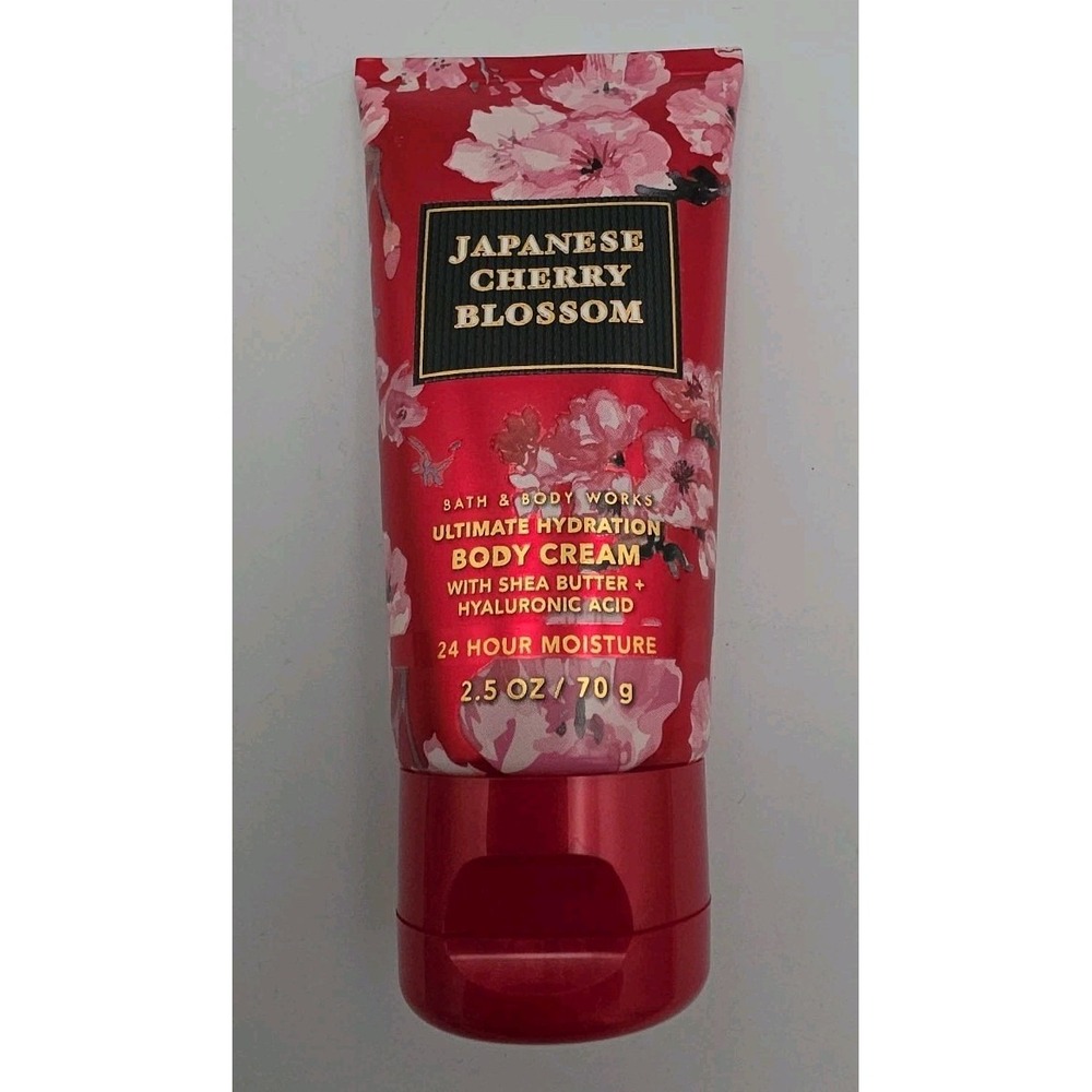 Bath & Body Works Japanese Cherry Blossom Body Cream 2.5 oz 70g Travel Size